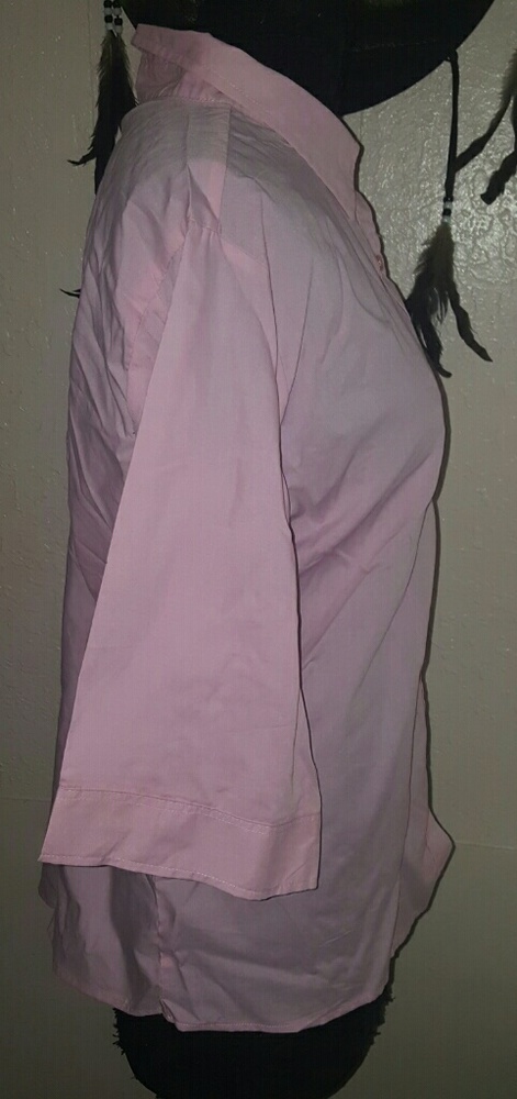 American Sweetheart Pink Button Blouse - Picture 2 of 5